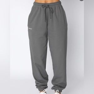 White Fox Not An Issue Sweatpants Slate (CHECK FOR SET)